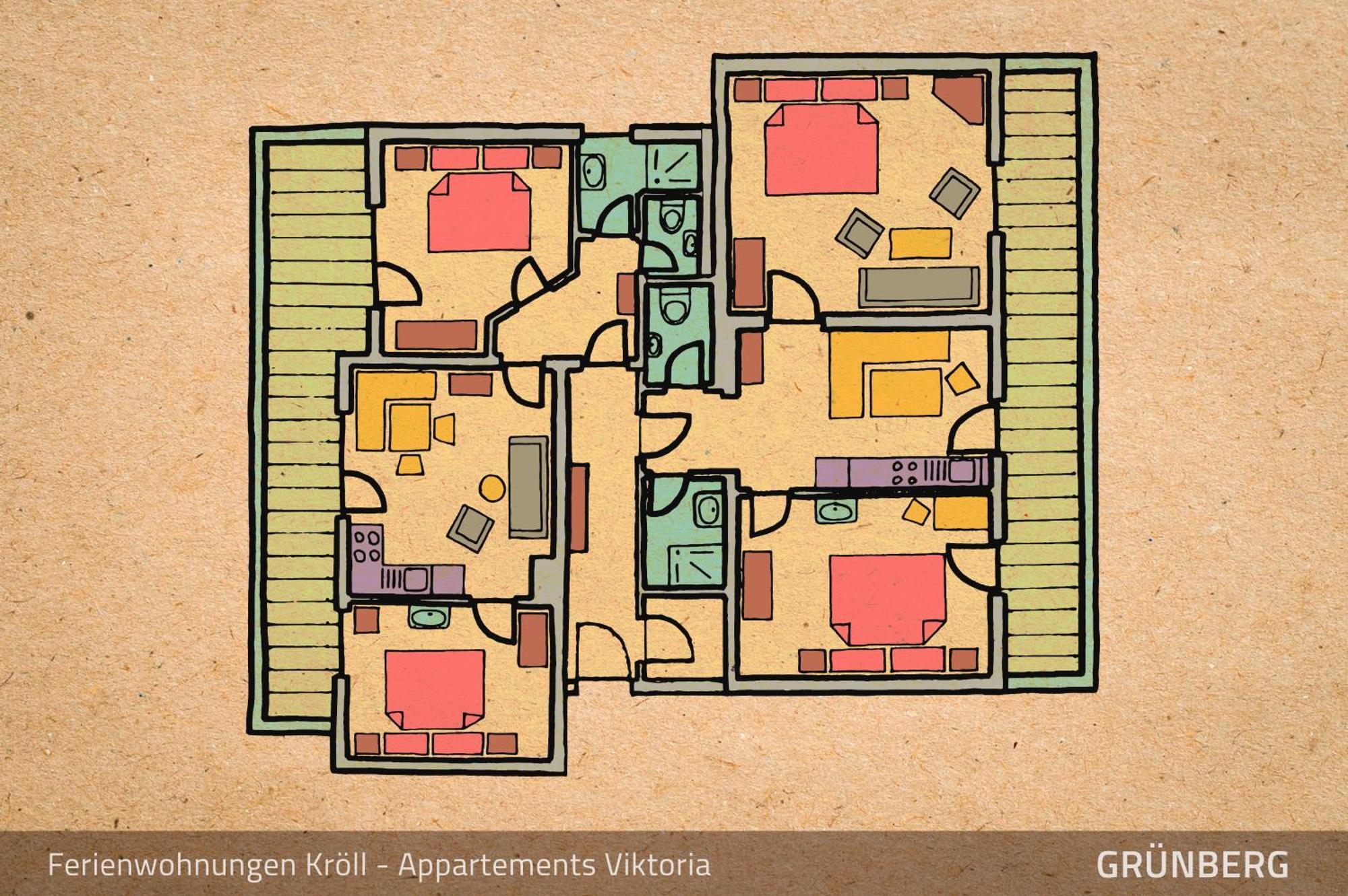 Ferienwohnungen Kroll - Appartements Viktoria Und Landhaus Maria Mayrhofen Chambre photo