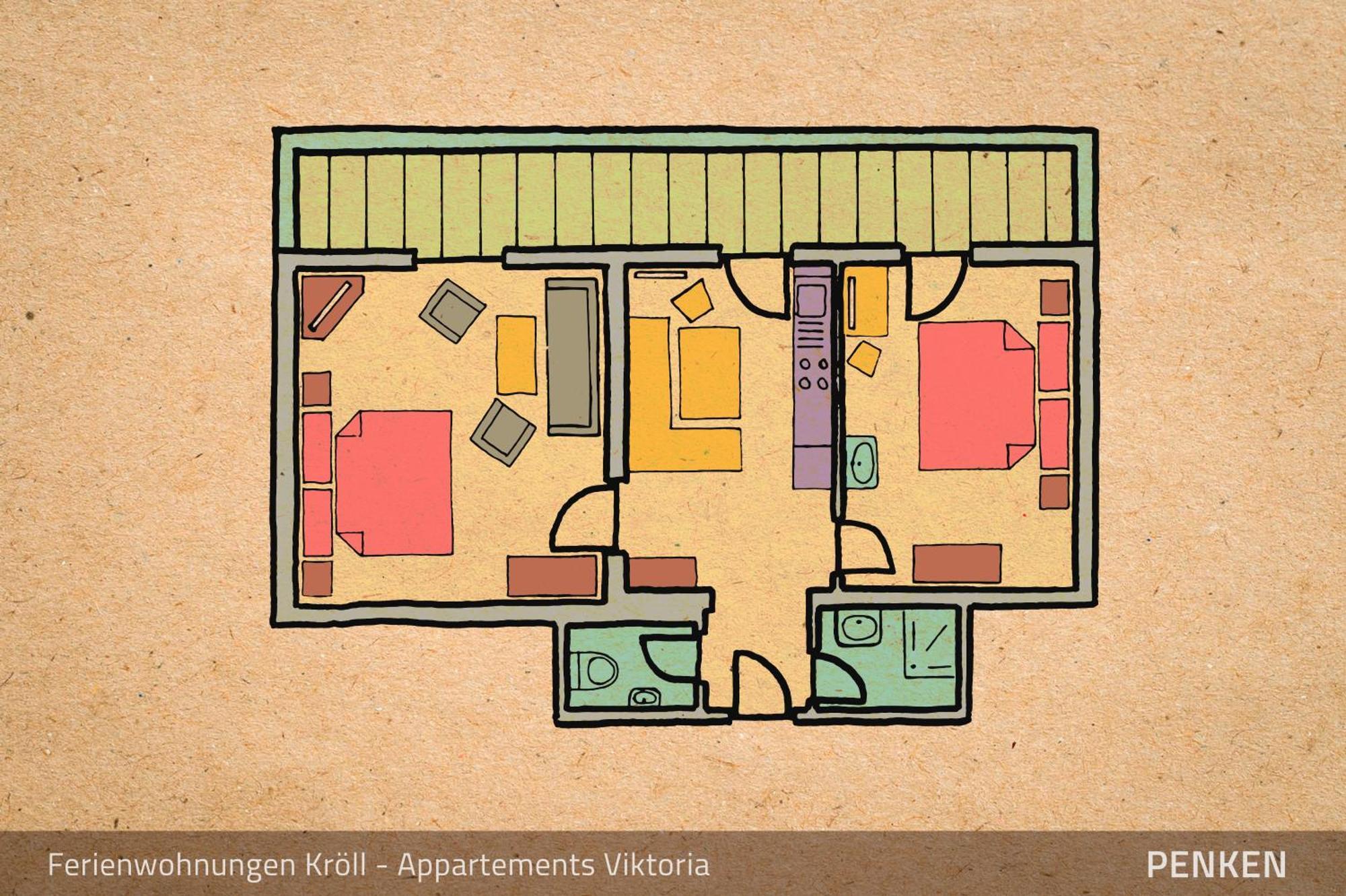 Ferienwohnungen Kroll - Appartements Viktoria Und Landhaus Maria Mayrhofen Chambre photo